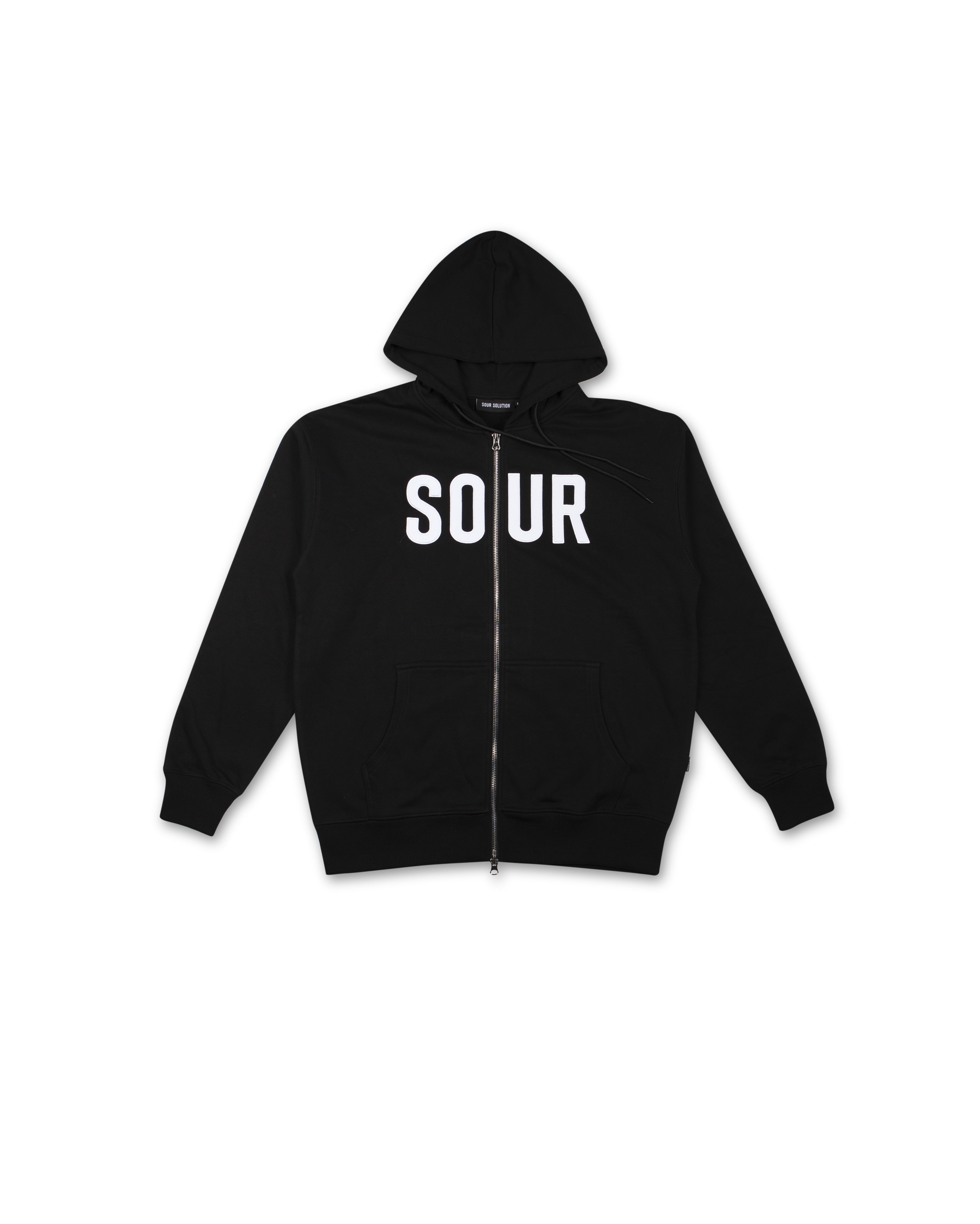 Sour Army Zip Hood – Black – Sour Solution
