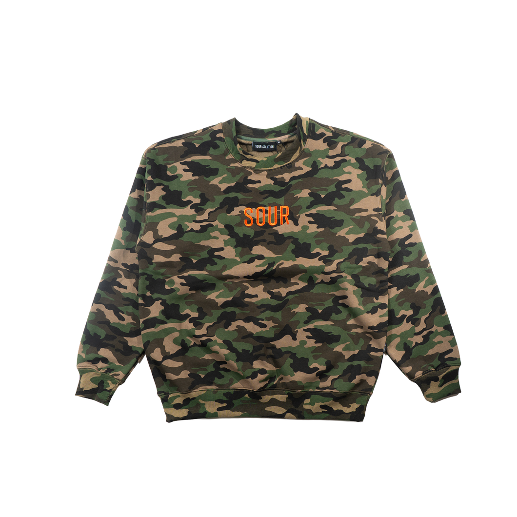 Sour Army Crew – Camo