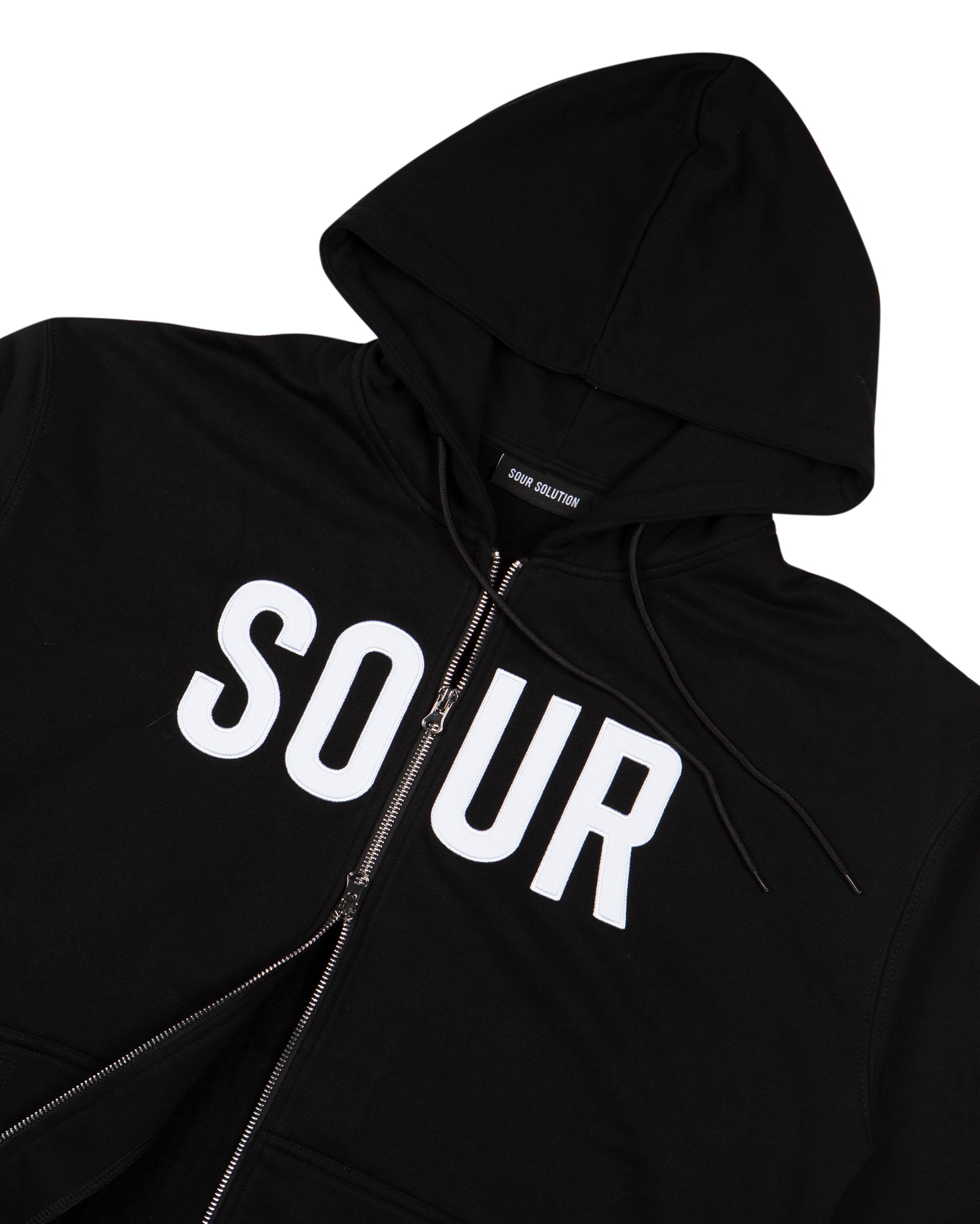 Sour Army Zip Hood – Black – Sour Solution